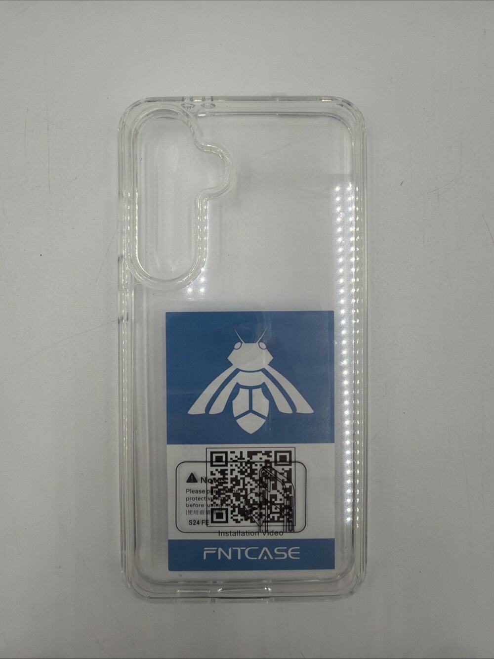 FNTCASE for Samsung Galaxy S24 FE Clear Military Protection